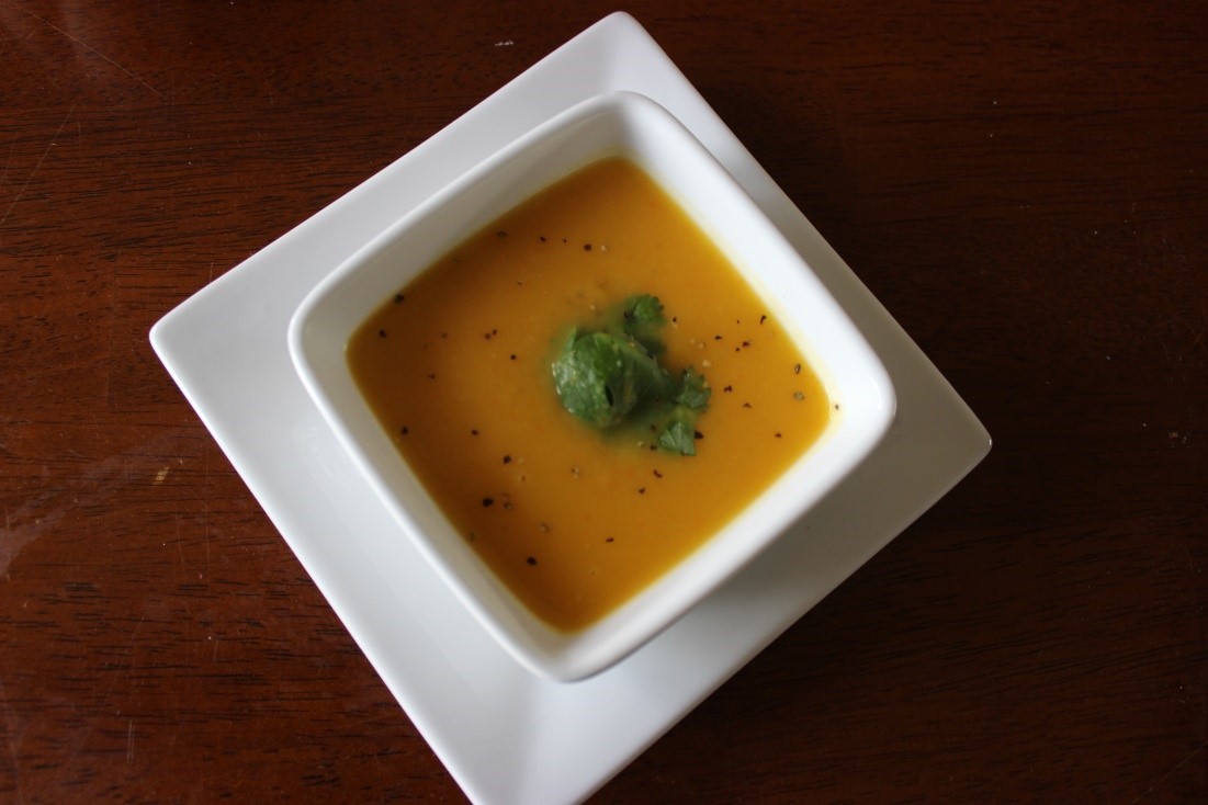 Coach Cristina's Vegan Pumpkin Soup Recipe (so easy to make)