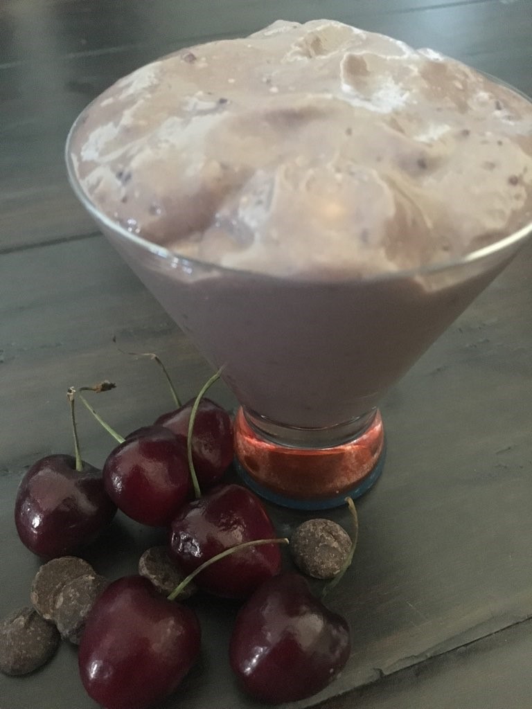 Chocolate-Covered Cherry Milkshake.