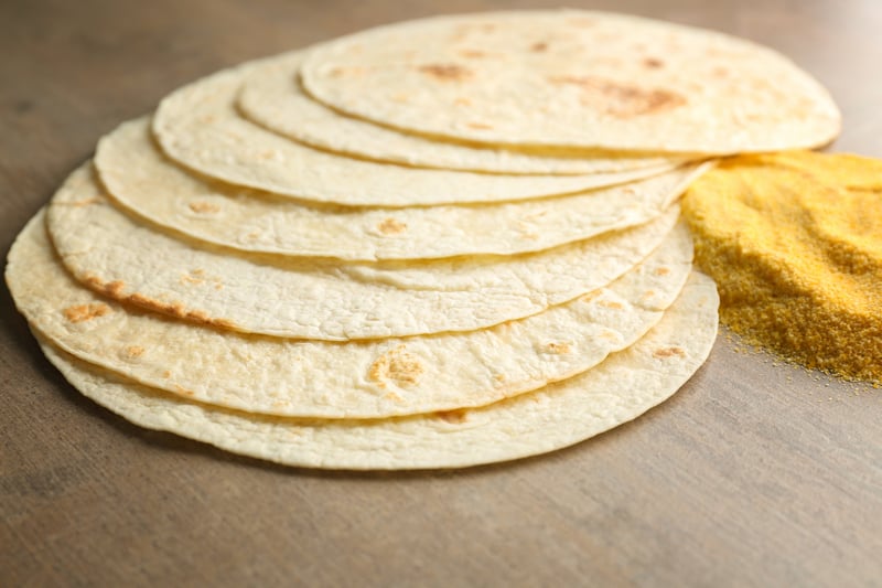 corn or flour tortillas