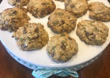 Flourless Trail Mix Cookies