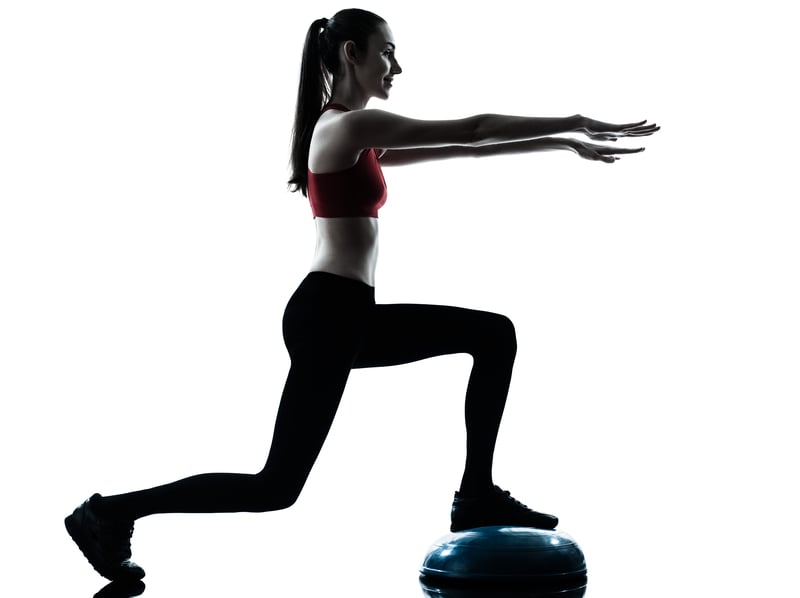 Balance Board Lunges