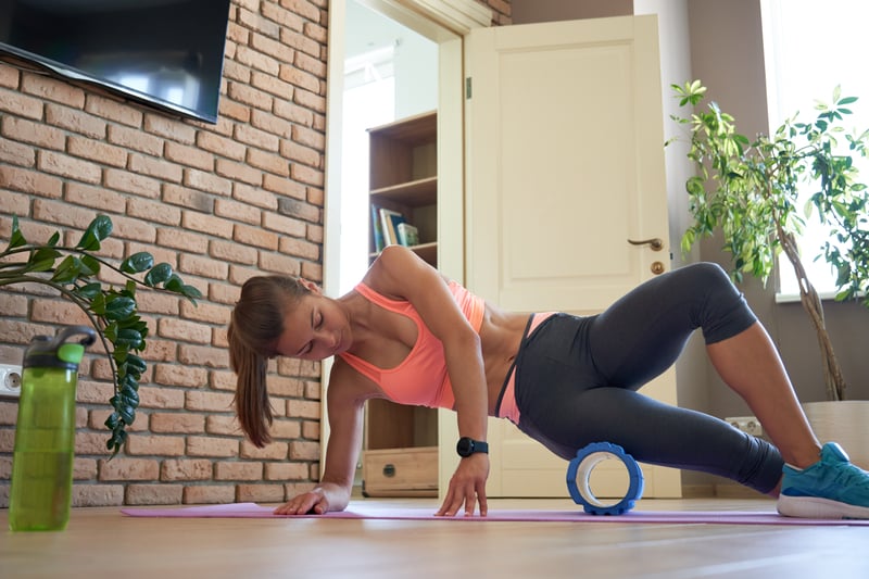 recovery hacks for sore muscles includes foam rolling