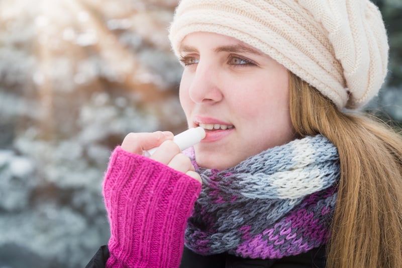 banish chapped lips in winter