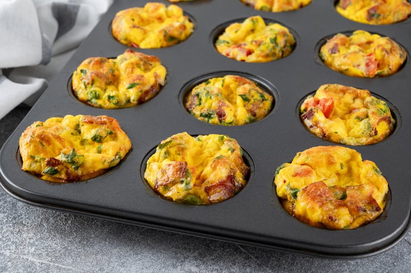 mini frittatas